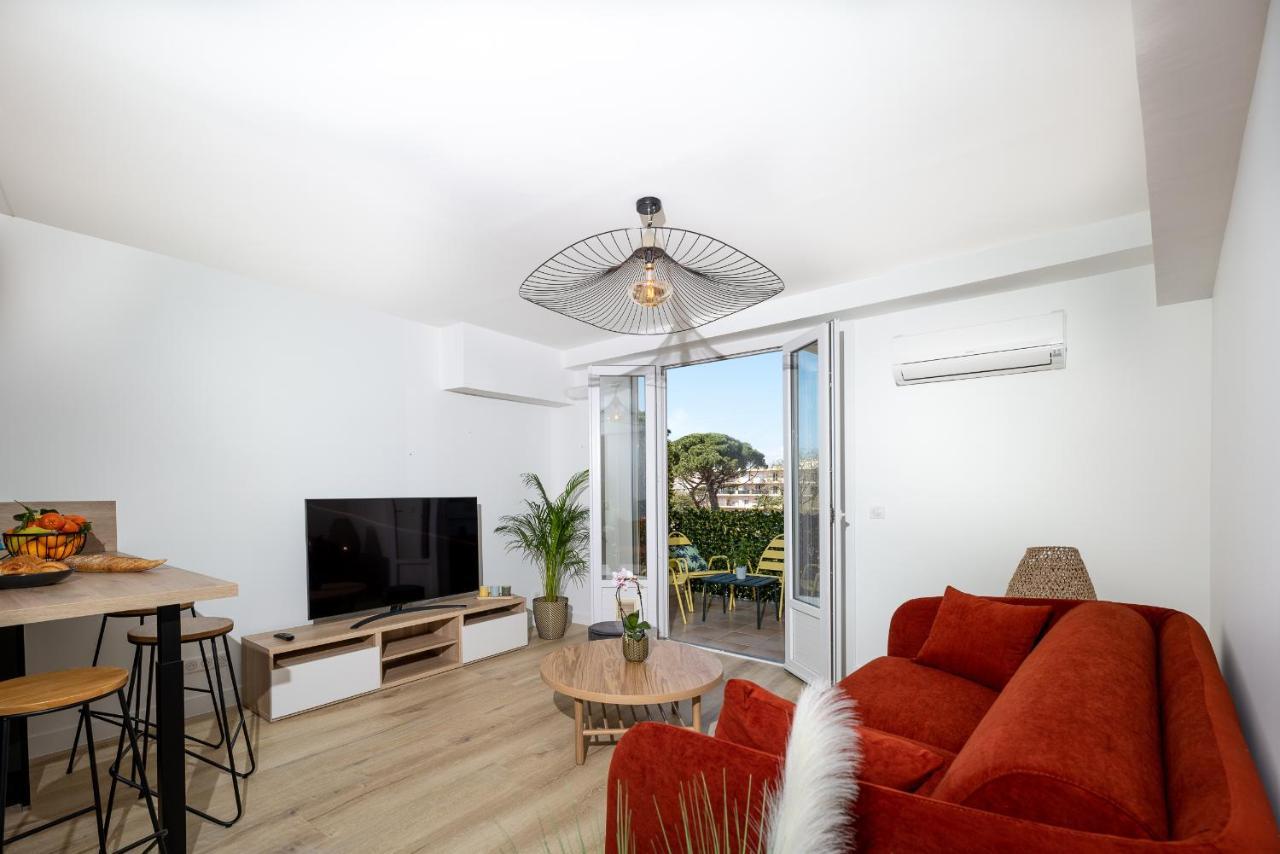 Superbe T2 Juan Les Pins 300M Des Plages Антиб Экстерьер фото
