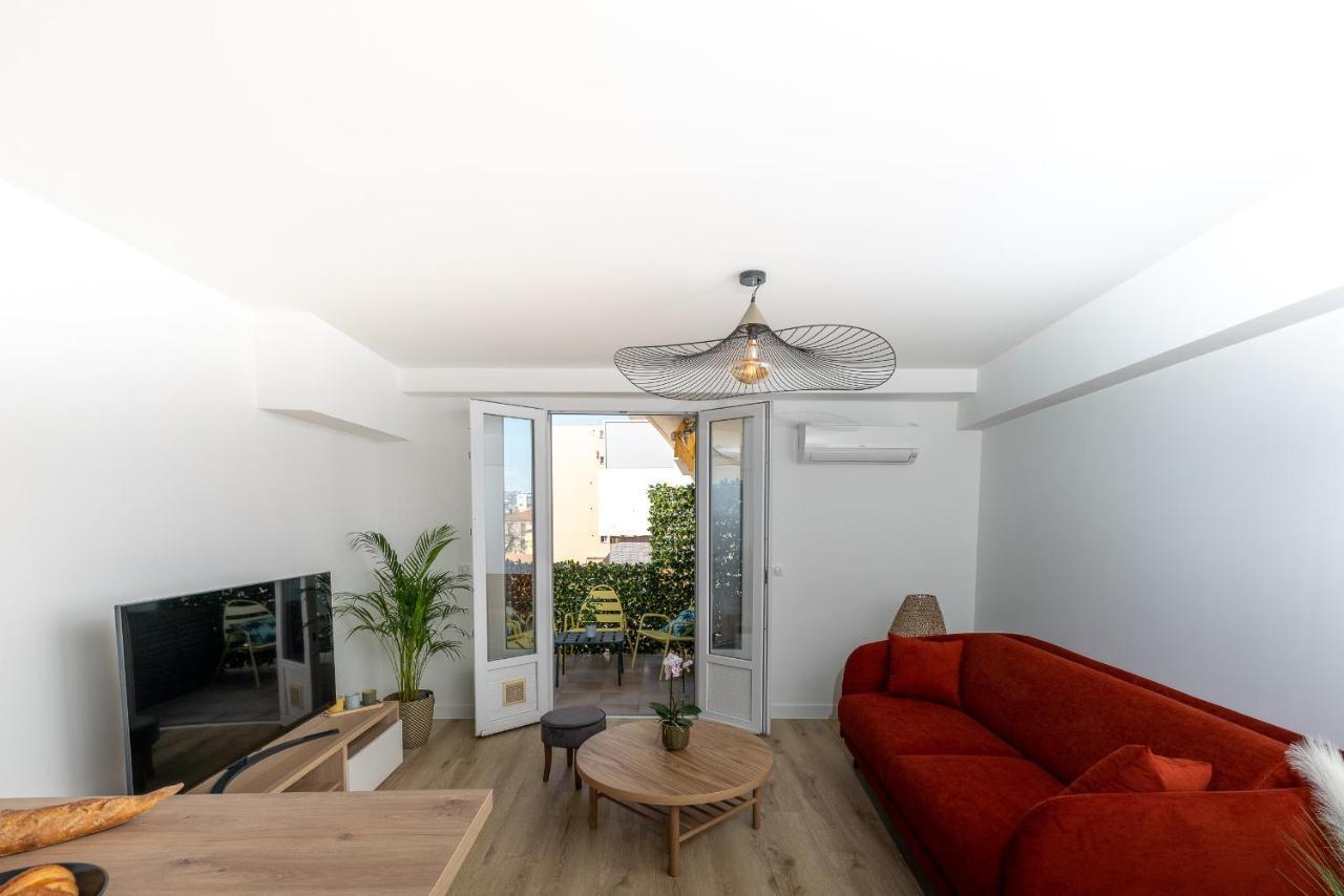 Superbe T2 Juan Les Pins 300M Des Plages Антиб Экстерьер фото